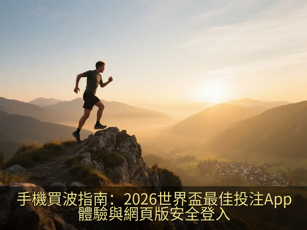 手機買波指南：2026世界盃最佳投注App體驗與網頁版安全登入